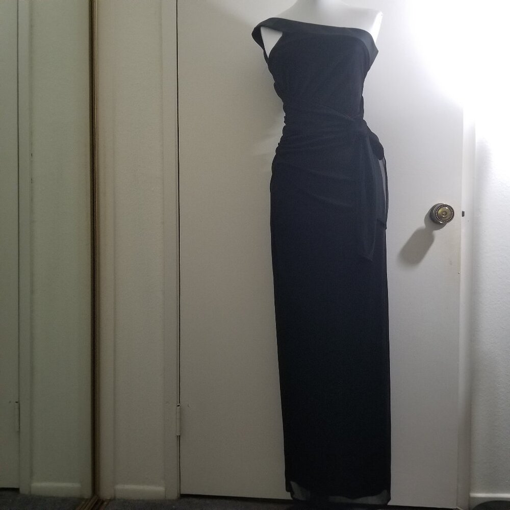 Fredericks Brand One Shoulder Black dress, size 2